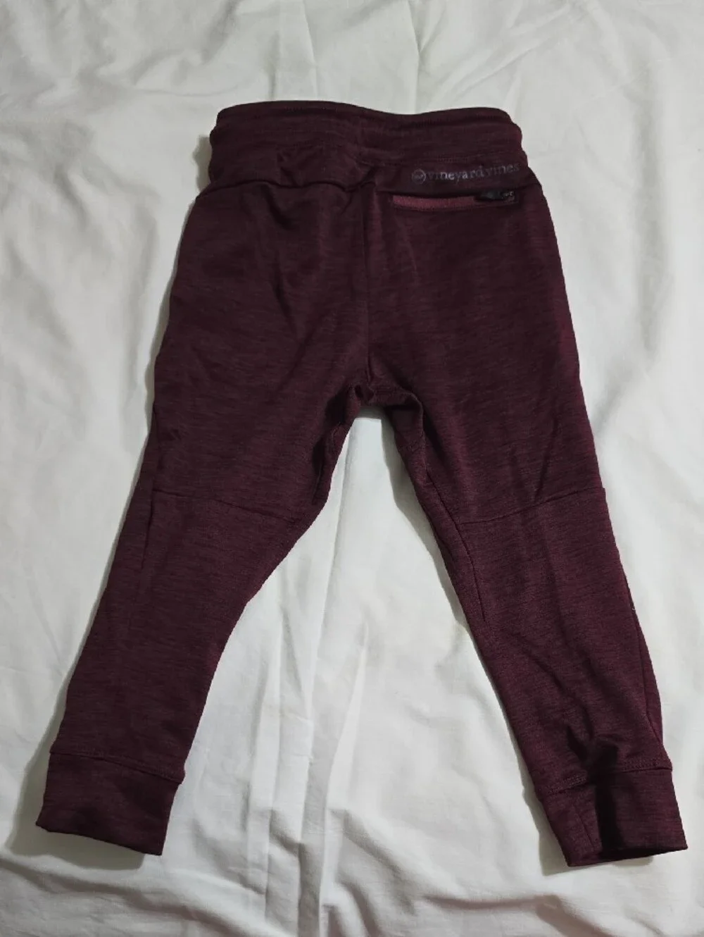 Vineyard Vines Kids Burgundy Drawstring Joggers